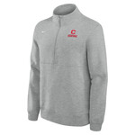 Nike NIKE Club Fleece 1/4 zip (Heather Grey)