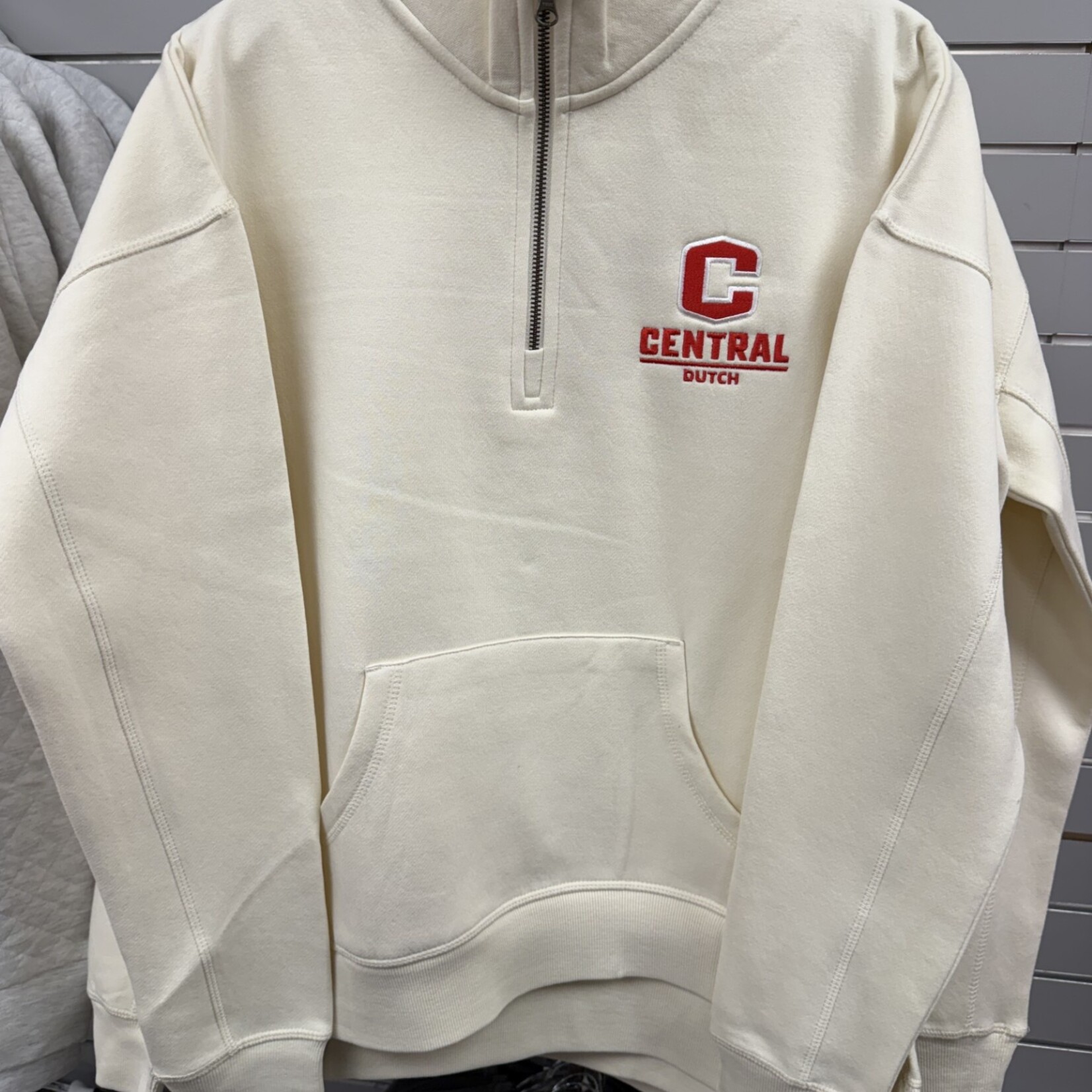 New Agenda Perrin Cream Ladies 1/4 Zip Pullover
