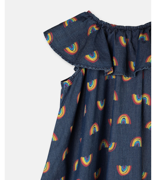 Stella McCartney RAINBOW  CHAMBRAY DRESS