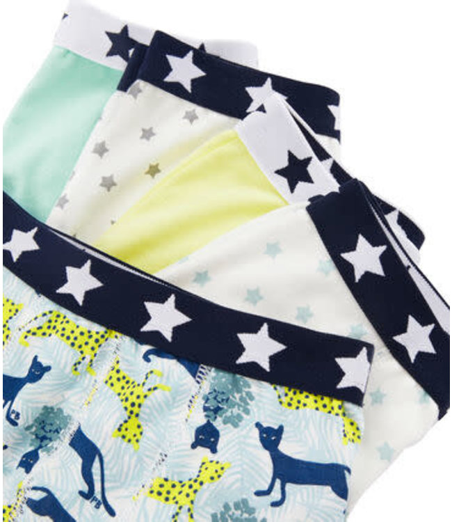 Petit Bateau Boys' Boxer Shorts - 5-Piece Set