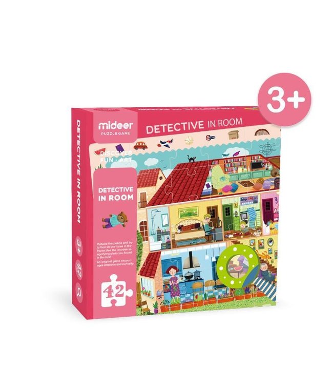 Mideer Mideer-AW20 MD3008 Detective in Room Puzzle 42 pcs31.26