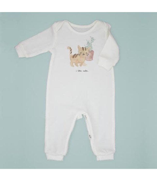 Milktology Milktology-ss21 I like Cats One Piece