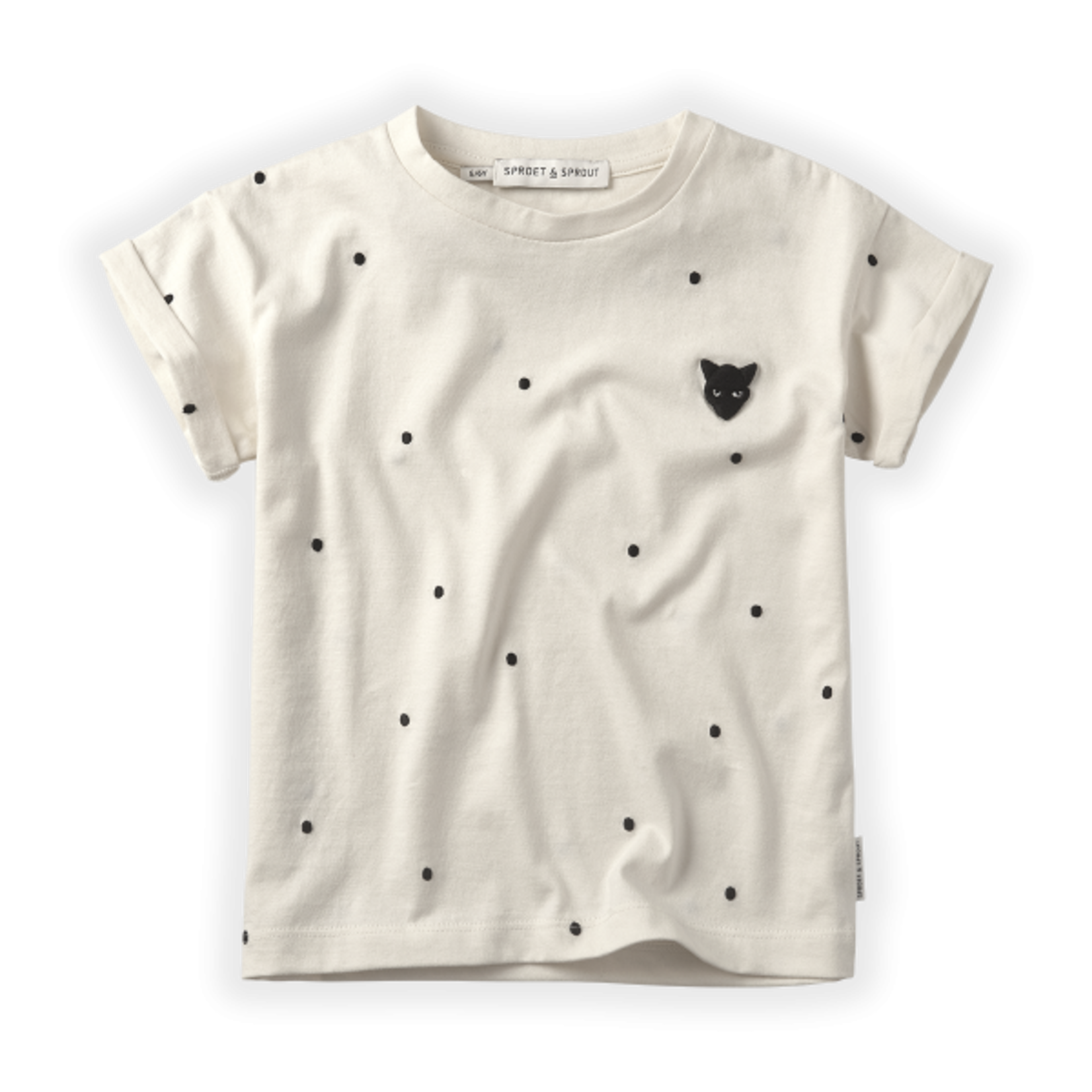 Sproet & Sprout Sproet & Sprout-ss21 SS-025 T-shirt print Dots Basic 100% GOTS ORG CO