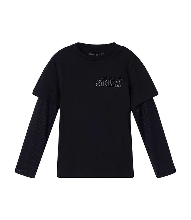 Stella McCartney Stella Mccartney-AW21 Kid Boy Ls Tee With Stella Logo   603262 SRJ11