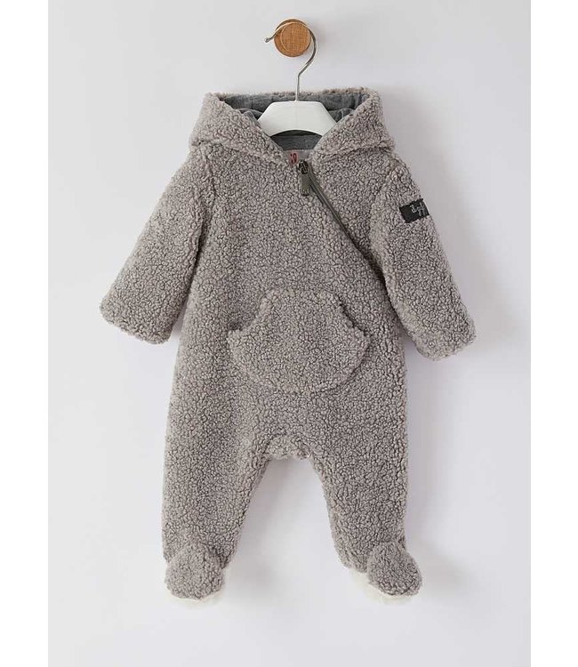 Il Gufo Il Gufo-AW21 BOYS TEDDY FOOTIE W/BUNNY EARS AND TAIL   A21 NO053