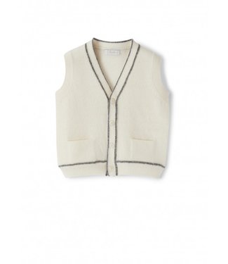 Il Gufo IL GUFO-AW21 GL062 contrasting-trim vest