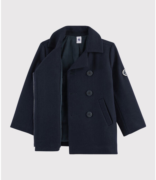 Petit Bateau Petit Bateau - BOYS' WOOLLEN PEACOAT