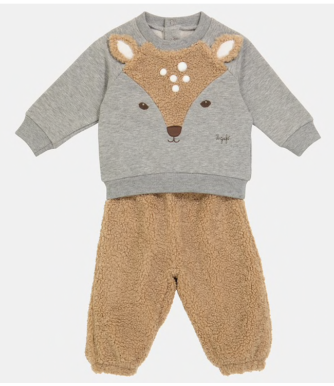 Il Gufo IL GUFO - reindeer two piece set