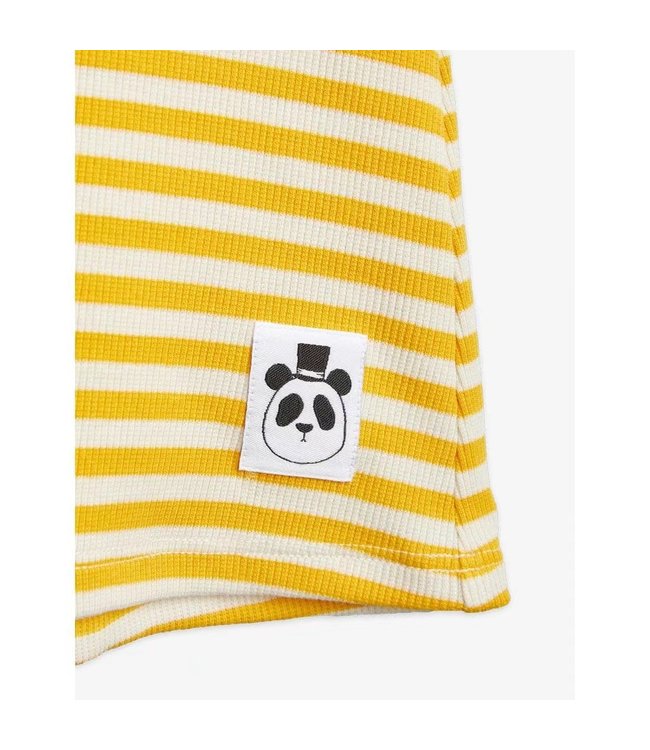 Mini Rodini Mini Rodini - STRIPE RIBBED LONG SLEEVE DRESS