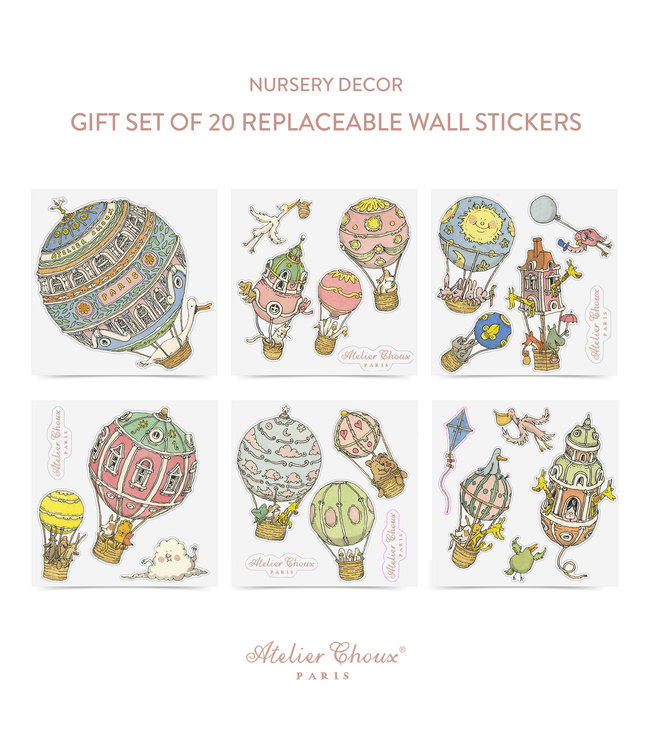 Atelier Choux Atelier Choux - easy-stick, removable wall stickers