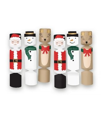 FAIRE Faire - HOLIDAY CHARACTER CRACKERS S/8