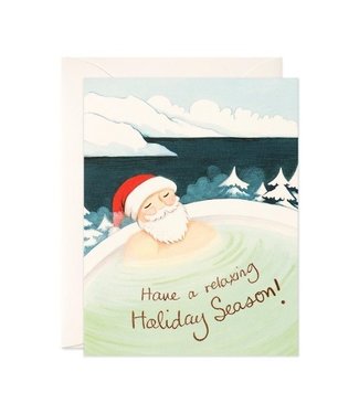 JooJoo Paper JooJoo Paper - HOT SPRING SANTA CARD