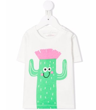 Stella McCartney Stella McCartney - cactus-print organic-cotton T-shirt