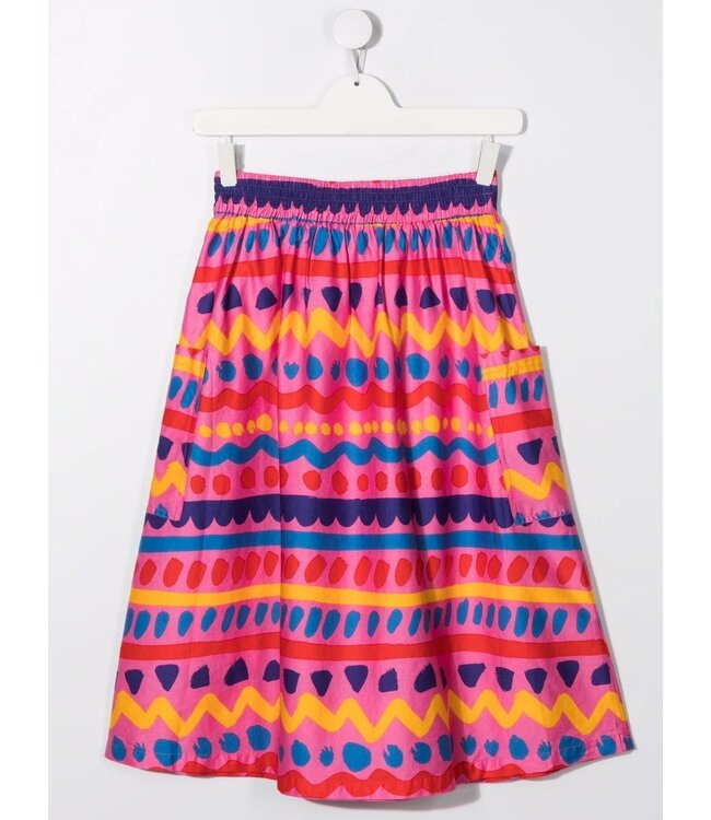 Stella McCartney Stella McCartney - Kids TEEN abstract-print midi skirt