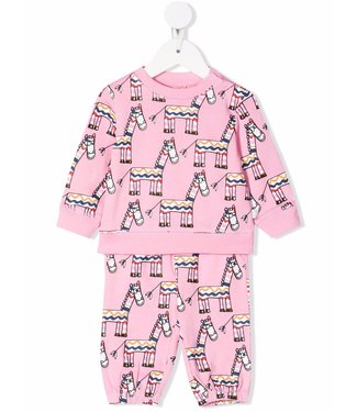 Stella McCartney Stella McCartney - Kids zebra-print tracksuit set