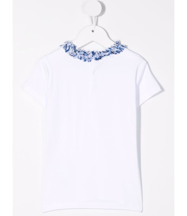 Il Gufo IL GUFO - tufted-fringe collar T-shirt