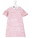 Il Gufo IL GUFO - textured stripe shift dress