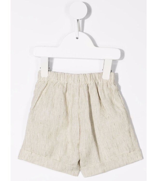 Il Gufo IL GUFO - striped linen shorts