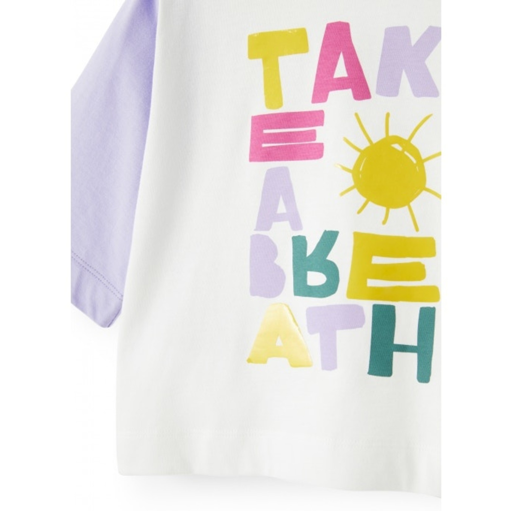 Il Gufo IL GUFO - Girl Shirt W/”Take a breath” Graphic