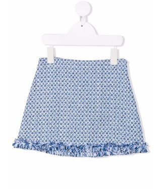 Il Gufo IL GUFO - embroidered mini skirt