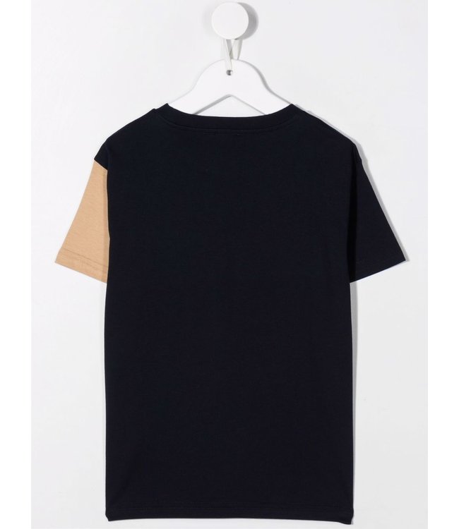 Il Gufo IL GUFO - colour-block fitted T-shirt