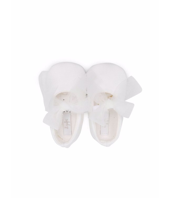 Il Gufo IL GUFO - tulle bow-detail ballerina shoes