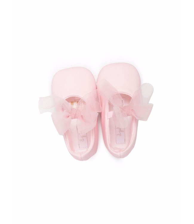 Il Gufo IL GUFO - tulle bow-detail ballerina shoes