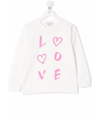 Stella McCartney Stella McCartney - Love print long-sleeve sweatshirt