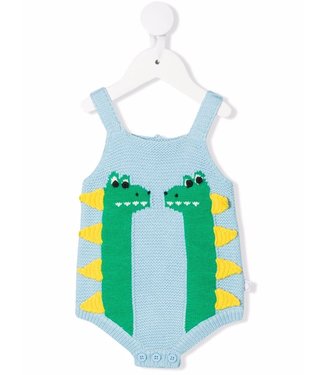 Stella McCartney Stella McCartney - dinossaur-print knit romper