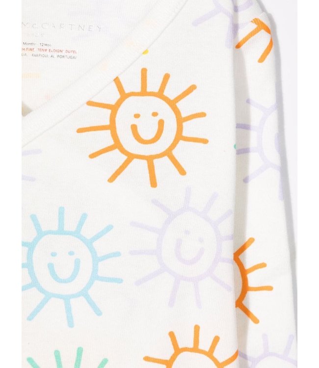 Stella McCartney Stella McCartney - sun-print cotton babygrow set