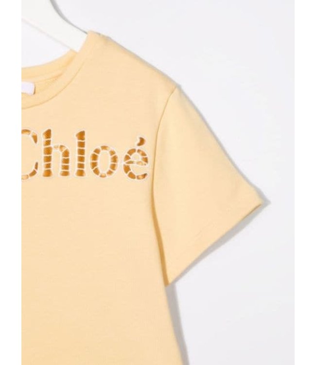 Chloe Chloe - perforated logo-embroidered sweatshirt top