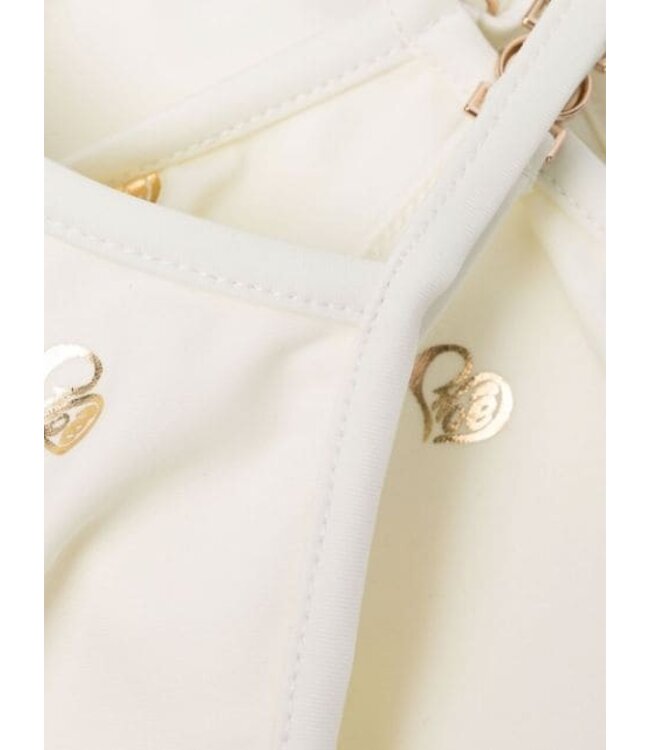 Chloe Chloe - logo-print scallop bikini set