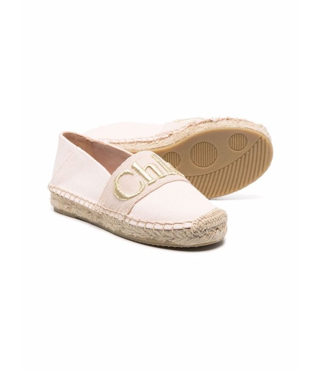 Chloe Chloe - embroidered logo espadrilles