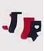 Petit Bateau Petit Bateau - BABIES' HEART PATTERNED SOCKS - 5-PACK