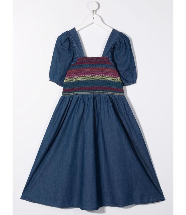 Stella McCartney Stella McCartney - stitch-detail flared dress