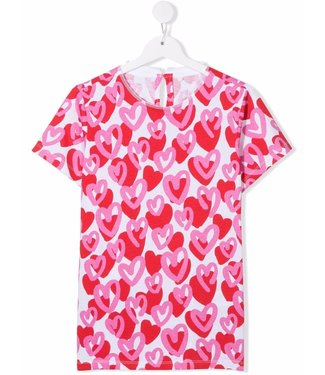Stella McCartney Stella McCartney - TEEN heart-print cotton T-shirt