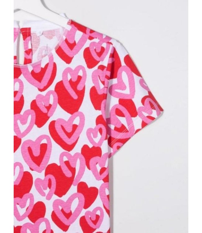 Stella McCartney Stella McCartney - TEEN heart-print cotton T-shirt