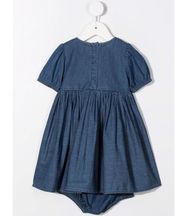 Stella McCartney Stella McCartney - embroidered denim dress