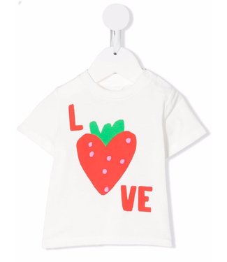 Stella McCartney Stella McCartney - Love-slogan sustainable-cotton T-shirt