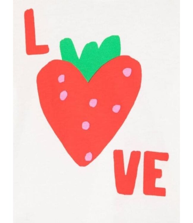 Stella McCartney Stella McCartney - Love-slogan sustainable-cotton T-shirt