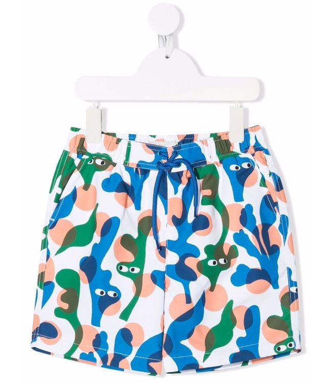 Stella McCartney Stella McCartney - seaweed-print swim shorts