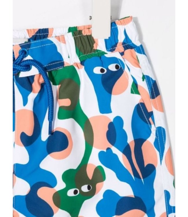 Stella McCartney Stella McCartney - seaweed-print swim shorts