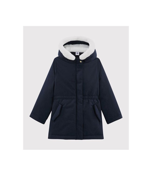 Petit Bateau Petit Bateau - GIRLS' COATED COTTON PARKA