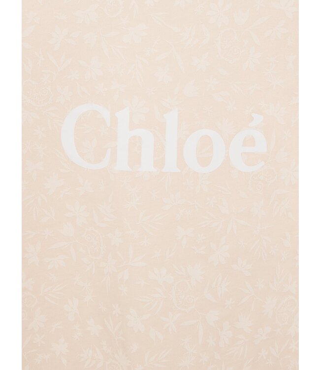 Chloe Chloe - jersey T-shirt for girls with contrast Chloé logo print