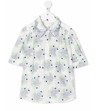Chloe Chloe - floral-print short-sleeve blouse