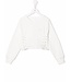 Chloe Chloe - lace-up detail sweatshirt