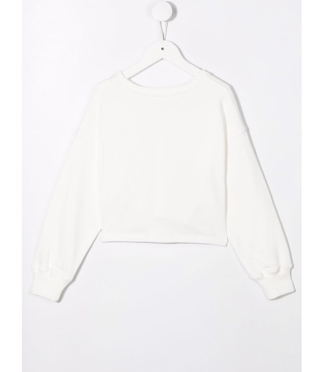 Chloe Chloe - lace-up detail sweatshirt