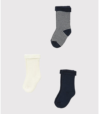 Petit Bateau Petit Bateau - BABIES' SOCKS - 3-PACK