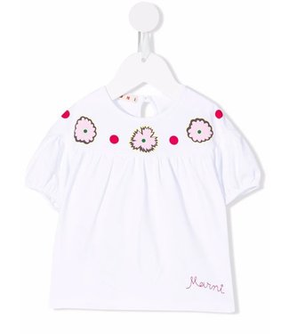 Marni Marni -  floral-print short-sleeved T-shirt