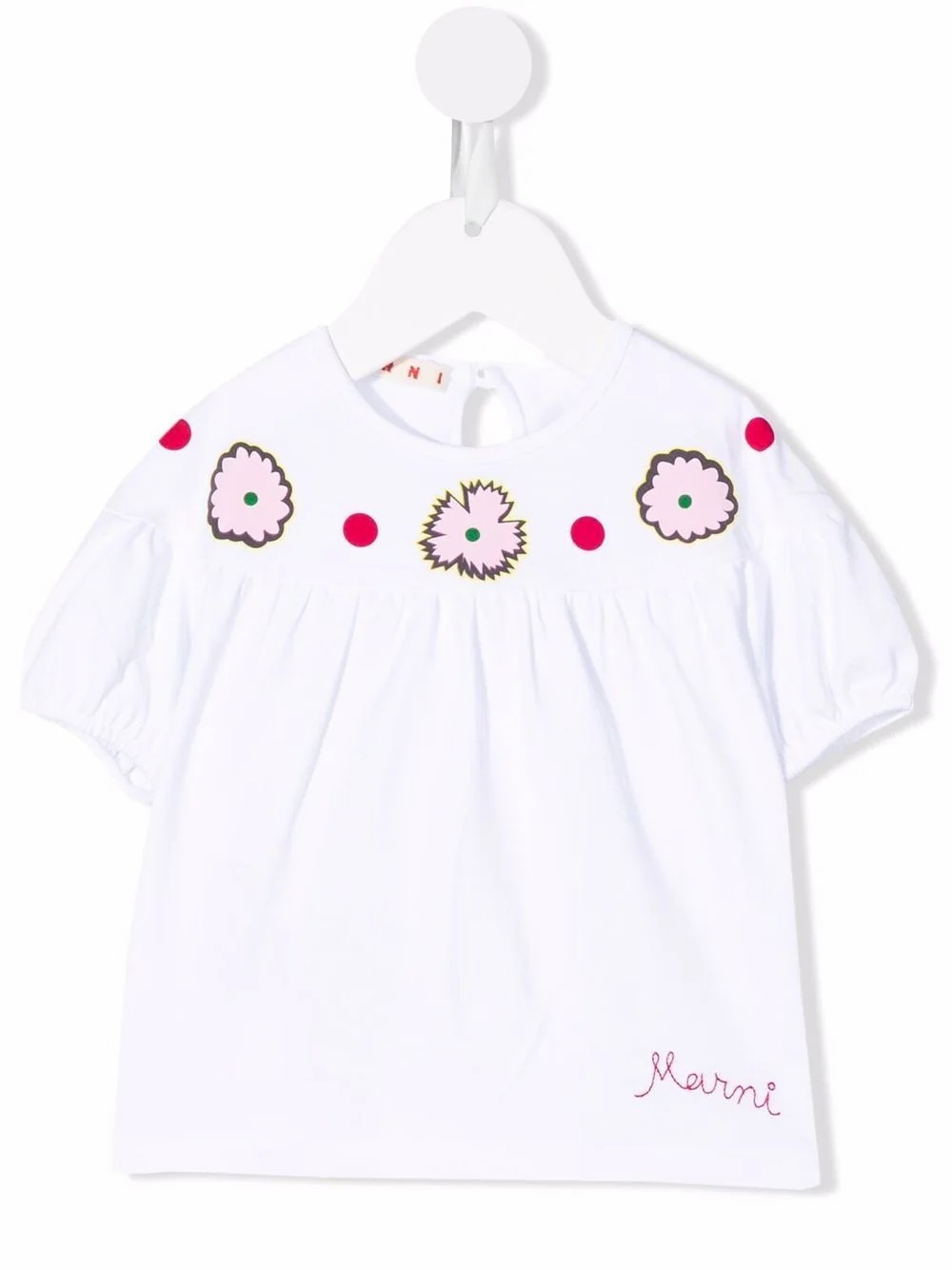 Marni - floral-print short-sleeved T-shirt